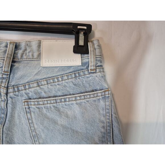 Denim Forum Womens The Farrah Hi-Rise Wide Leg Cargo Jeans 23 - Picture 11 of 11